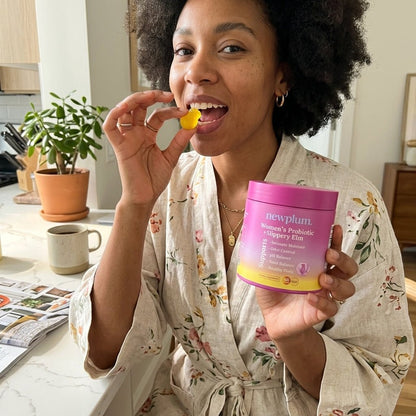 Newplum Bloom ⎹ Women's Probiotic + Slippery Elm Gummies - Newplum