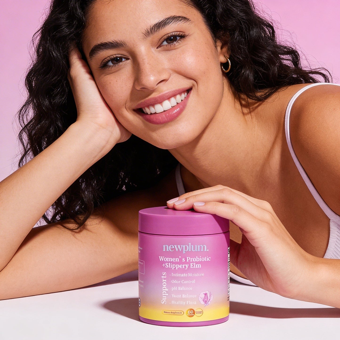 Newplum Bloom ⎹ Women's Probiotic + Slippery Elm Gummies - Newplum