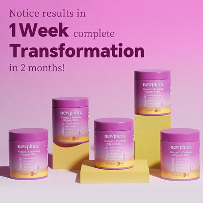 Newplum Bloom ⎹ Women's Probiotic + Slippery Elm Gummies - Newplum